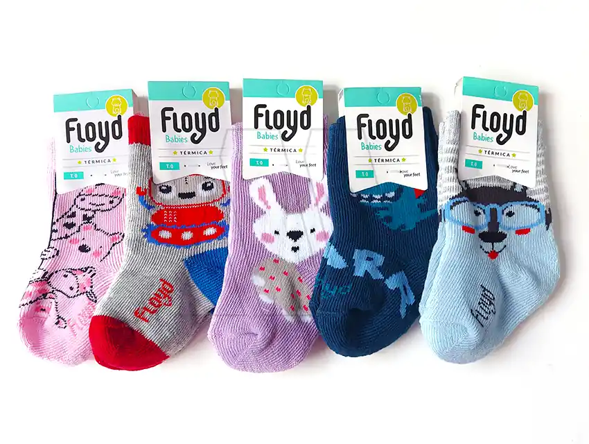 MEDIA TERMICA 1/2 CAÑA ESTAMPADA INFANTIL FLOYD T. 0 3869.0
