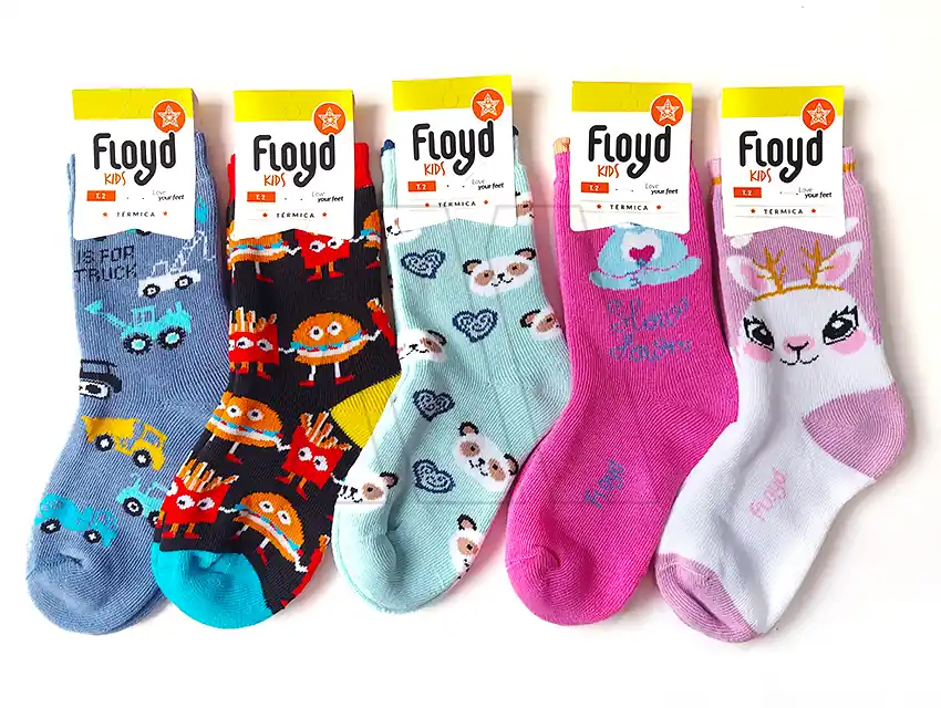 MEDIA TERMICA 1/2 CAÑA ESTAMPADA INFANTIL FLOYD T. 2 3869.2