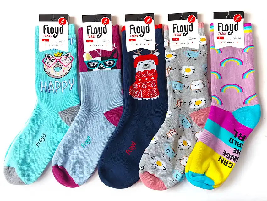 MEDIA TERMICA 1/2 CAÑA ESTAMPADA INFANTIL FLOYD T. 4 3869.4