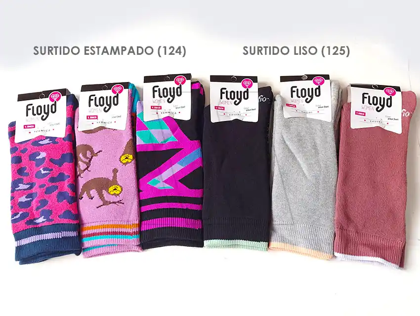 MEDIA TERMICA ESTAMPADA DAMA 3867M