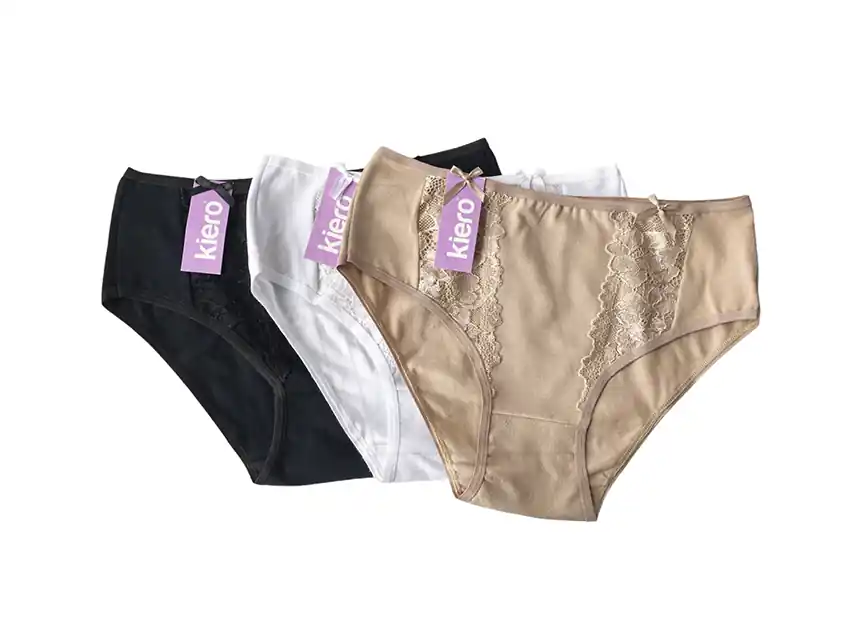 TIRO CORTO ALGODON Y LYCRA CON ENCAJE KIERO  3628.4