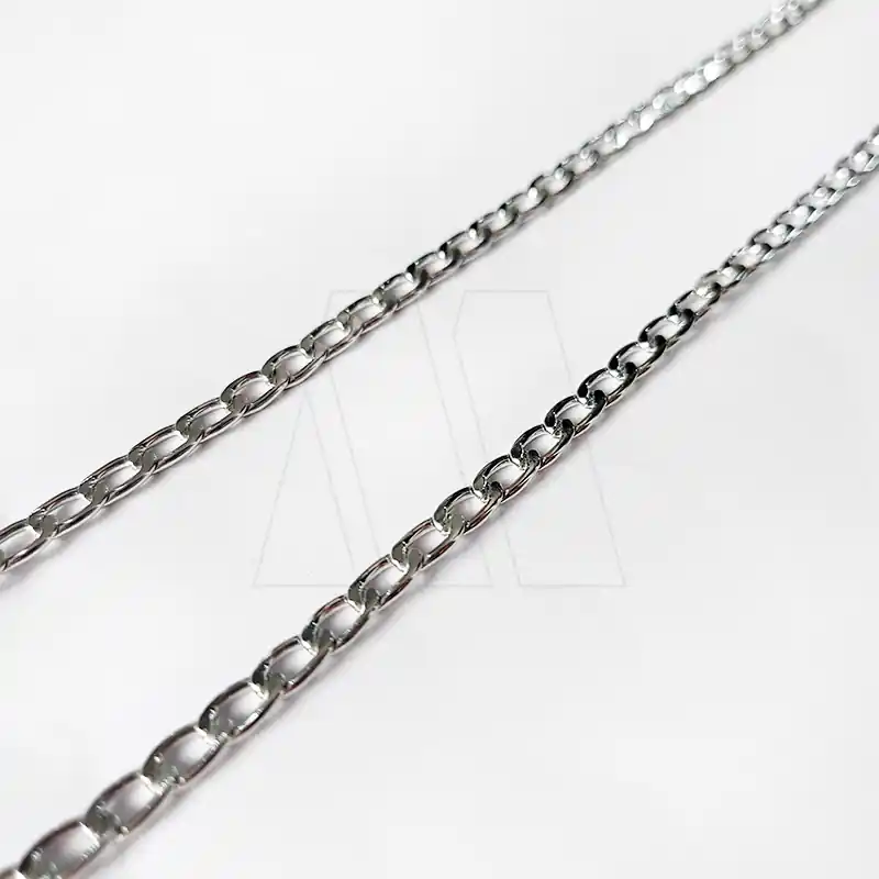 CADENA PLATEADA PARA MANUALIDADES CHATA 4MM X 5 MTS