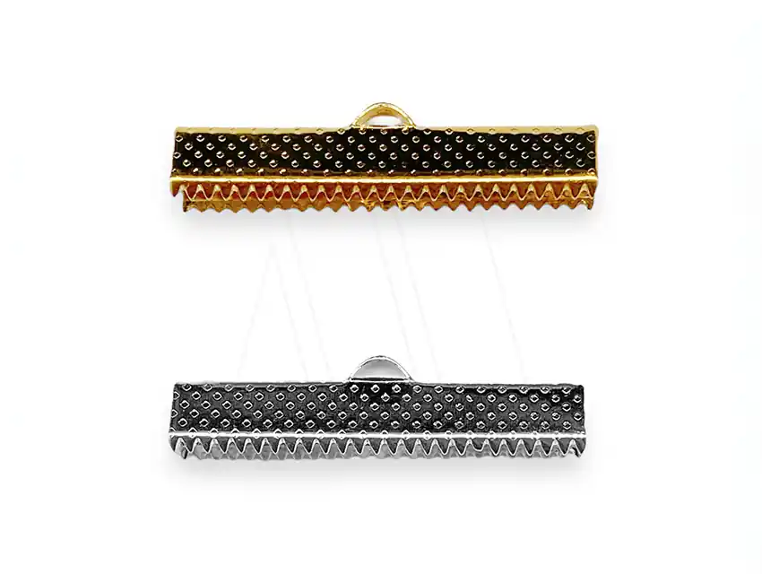 TERMINALES CIERRE PIRAÑA 15MM X 100UN