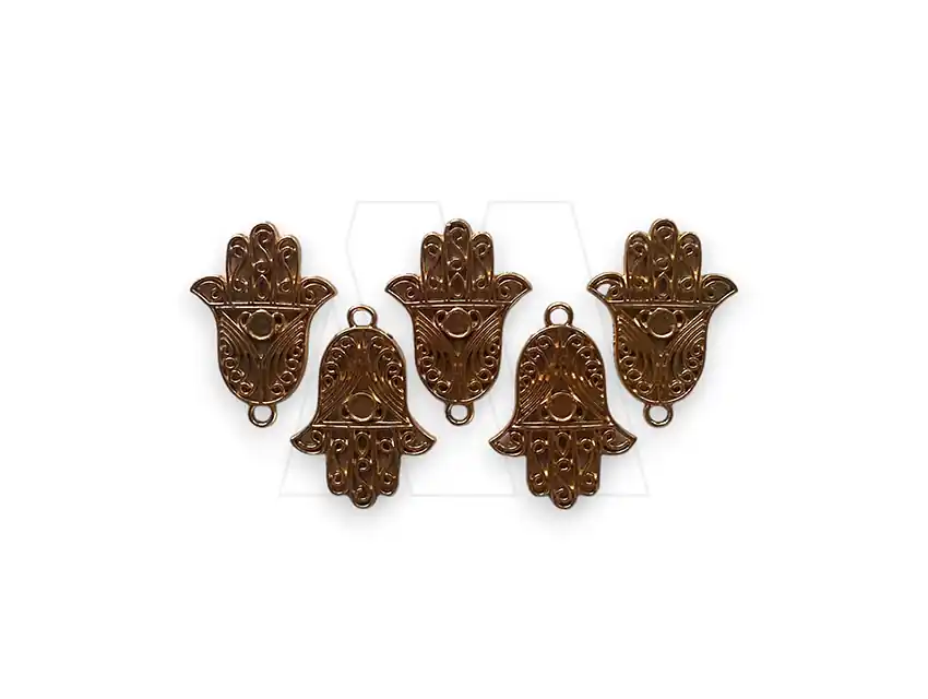 DIJE METALICO NIQUEL MANITO DORADA 2,5CM X 3,5CM X 50GRS 12UN APROX 2666.M9