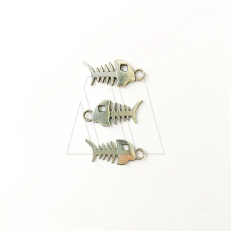 DIJE METALICO PLATEADO PEZ GRANDE X 50GRS 2666.PG