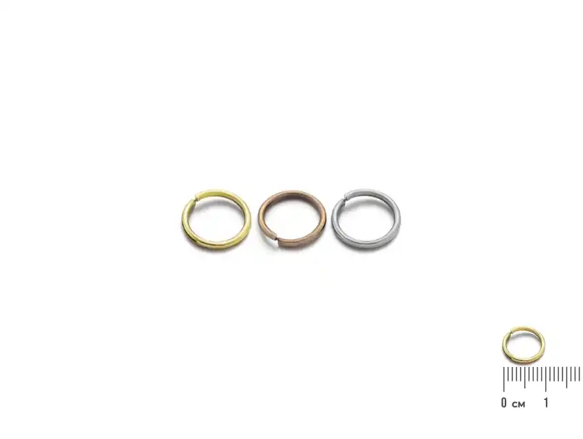 ARGOLLAS METALICAS SIMPLES 10MM X 25GR