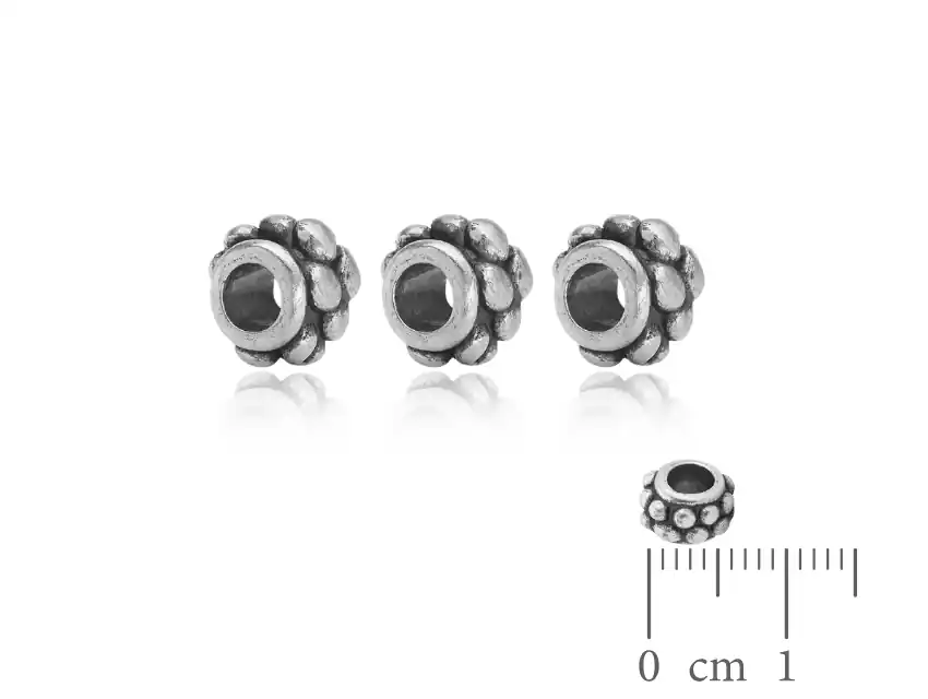 SEPARADOR METALICO NIQUEL RUEDITA 6MM X 50GRS 119UN APROX 