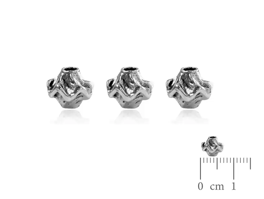 SEPARADOR METALICO NIQUEL FLOR 7MM X 50GRS 104UN APROX