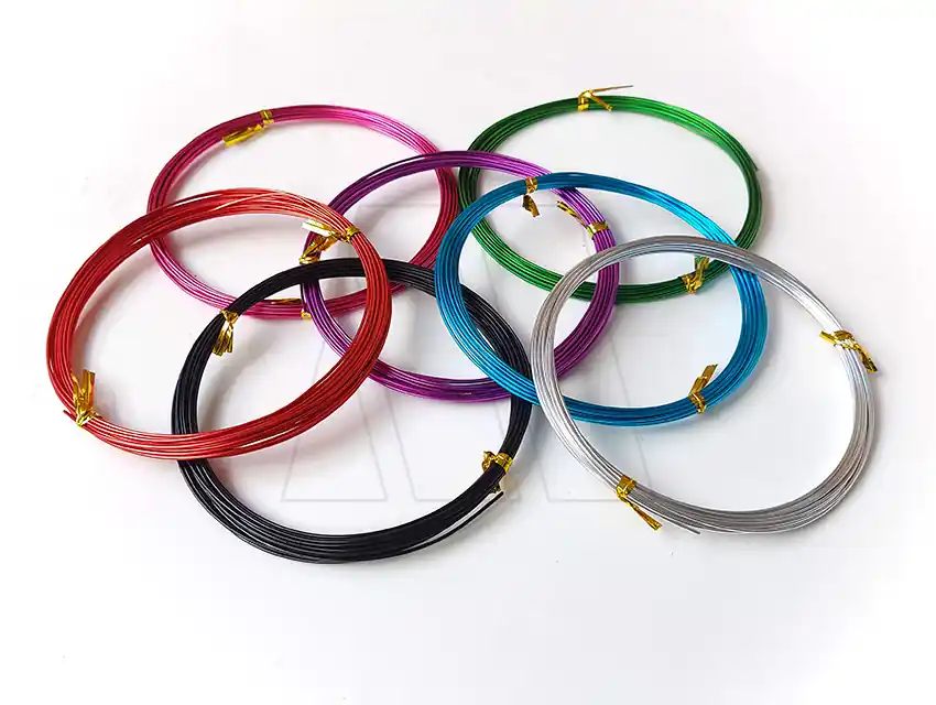 ALAMBRE ALUMINIO COLOR CBX 1MM X 5MTS 4067