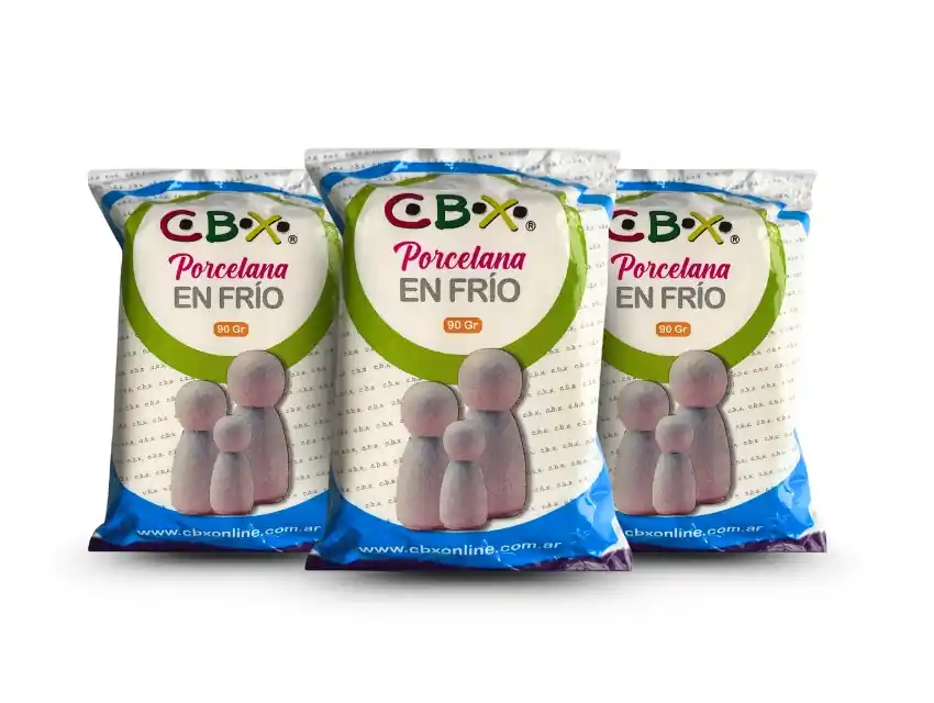 PORCELANA FRIA CBX CAJA DE 12 UNIDADES X 90GRS C/U