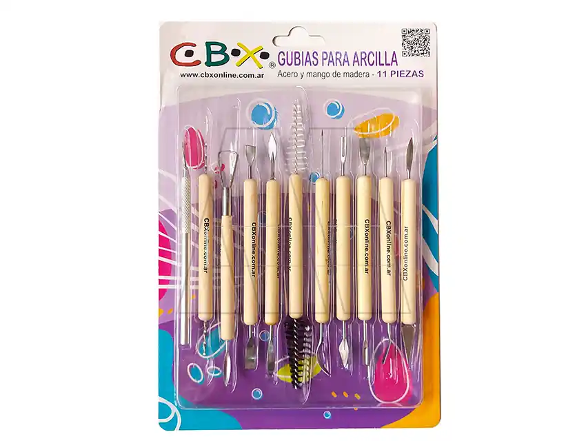 GUBIAS PARA ARCILLA CBX BLISTER X 11UN 5447