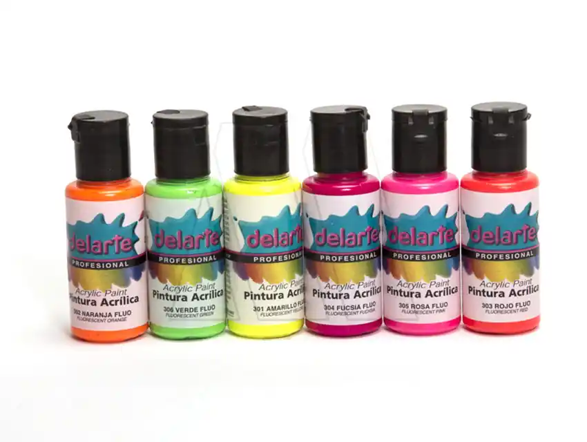 PINTURA ACRILICA DELARTE FLUO X 50CC