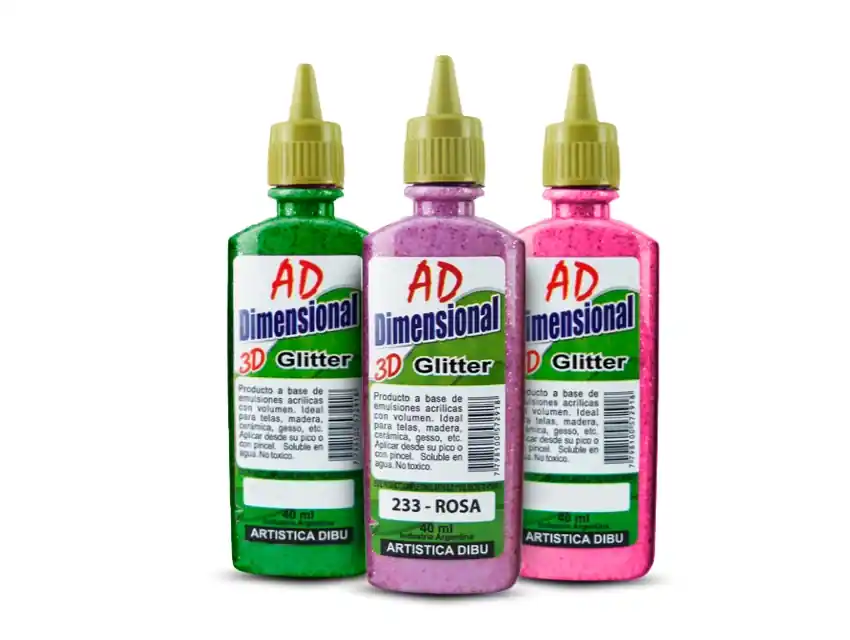 PINTURA DIMENSIONAL GLITTER AD X 40ML  5457G