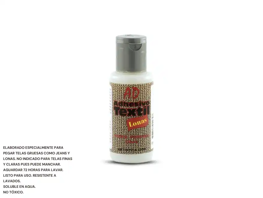 PEGAMENTOS ADHESIVO TEXTIL LONAS AD X 50ML X 6UN 5476.60