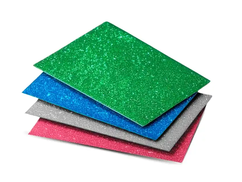 GOMA EVA SUPER GLITTER 10 PLANCHAS 60 X 40CM 5729