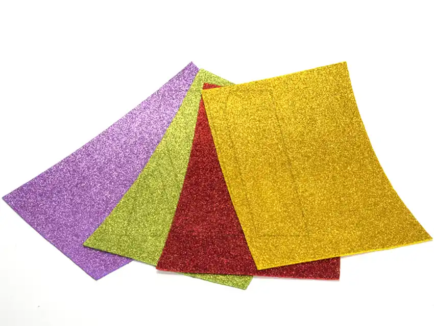 GOMA EVA SUPER GLITTER IRISADA 10 PLANCHAS 60 X 40CM 5729I