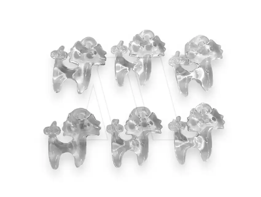 CAIRELES ACRILICOS GATITO 3,5CM X 3,5CM X 20UN