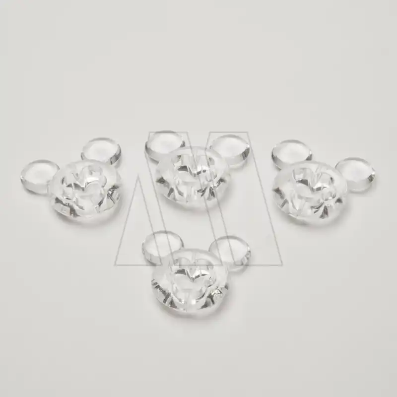 CAIRELES ACRILICO CARITA DE RATON 4CM X 4CM X 8UN 2259