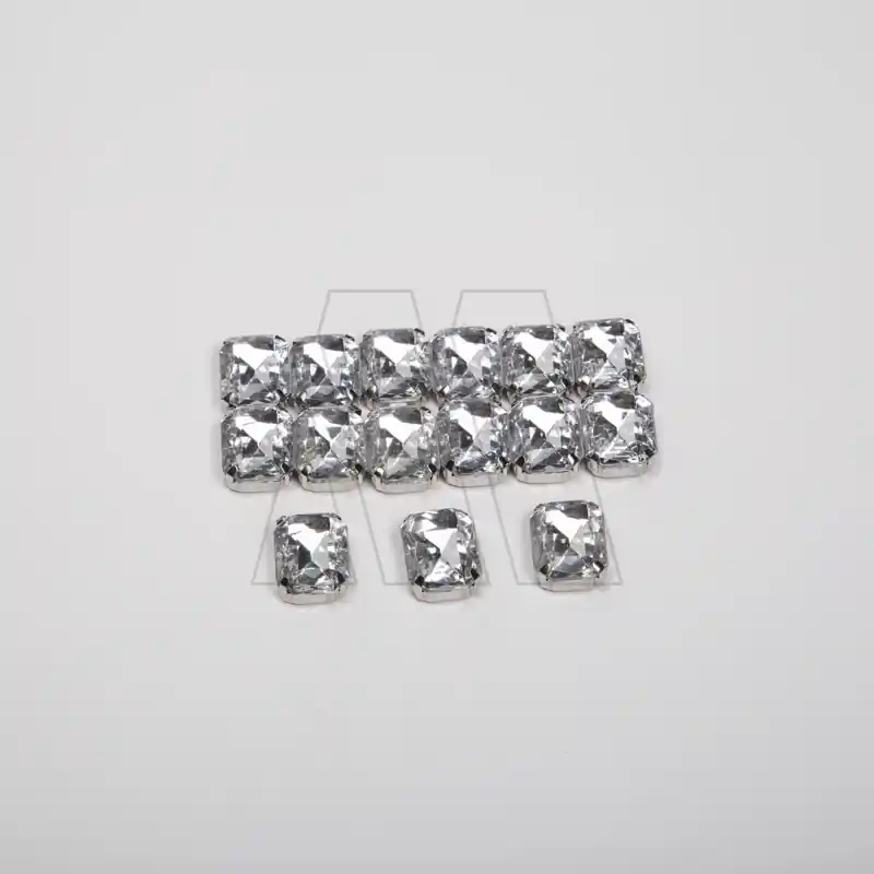 GEMA ENGARZADA P/COSTURA DIAMANTE MEDIANA10MM X 14MM X 50UN 2263.2