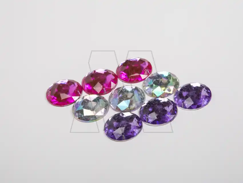 GEMA REDONDA FACETADA 18MM X 50UN 2436.4