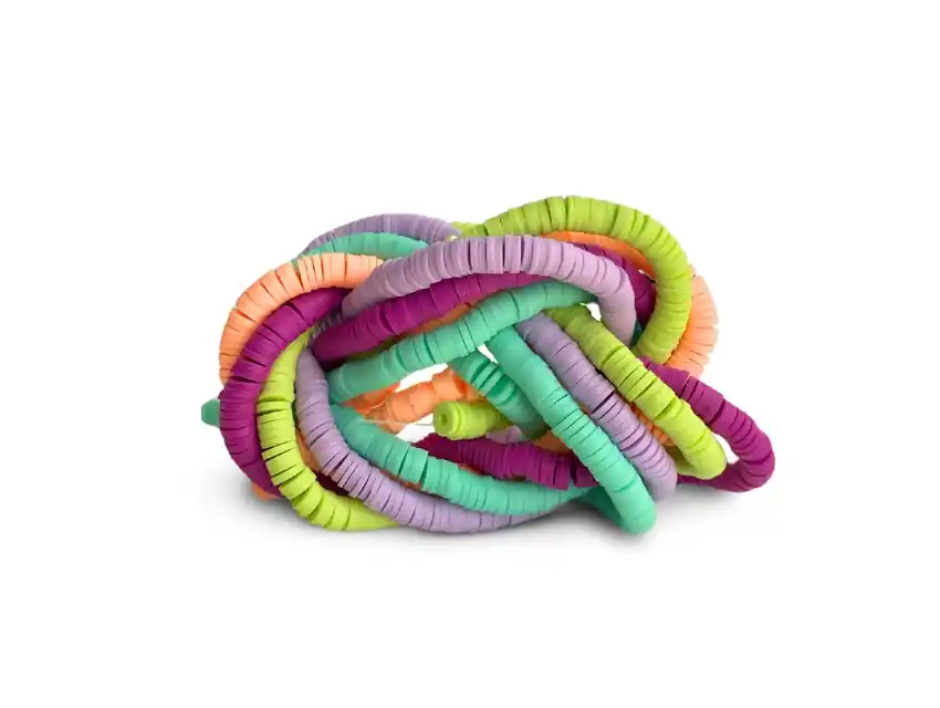 TIRA CUENTAS DE FIMO BIJOU 30CM (350UN APROX) 2523