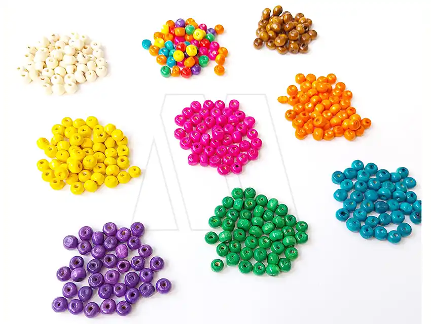 CUENTAS DE MADERA Nº6 X 250GRS 8950.6