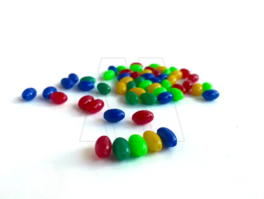CUENTAS DE PLASTICO PASTILLAS 2 13MM X 8MM X 125GRS 8950.M20