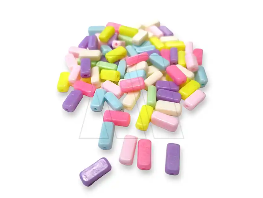 CUENTAS DE PLASTICO PASTILLAS 13MM X 5MM X 125GRS 8950.M5