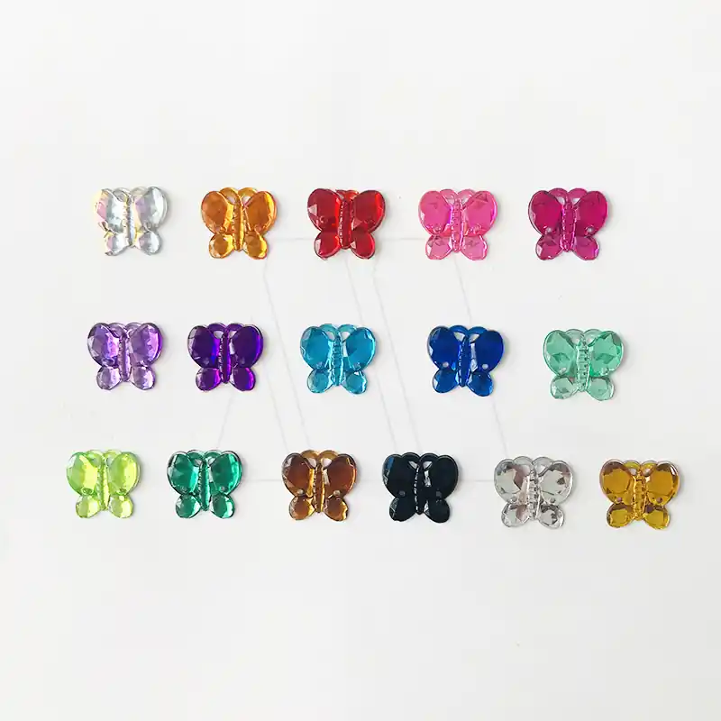 GEMA ACRILICA MARIPOSA NRO 15 18MM X 18MM X 100UN 9509