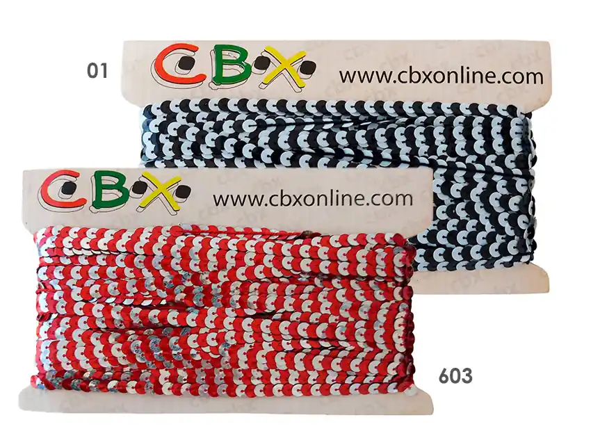 HILO DE LENTEJUELAS COMBINADO 6MM X 20MTS 1165