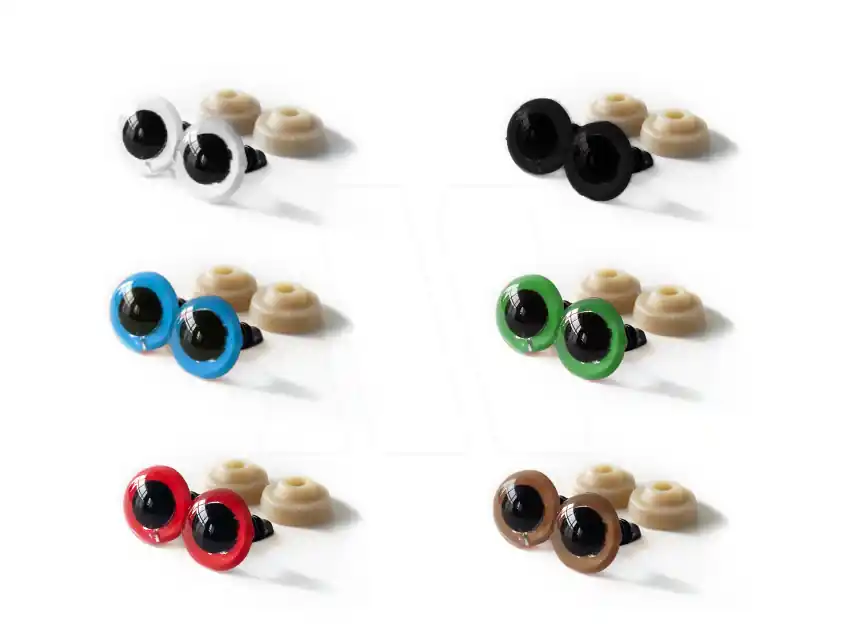 OJOS DE SEGURIDAD NRO 12 BLISTER X 50UN (25 PARES) 2222.12