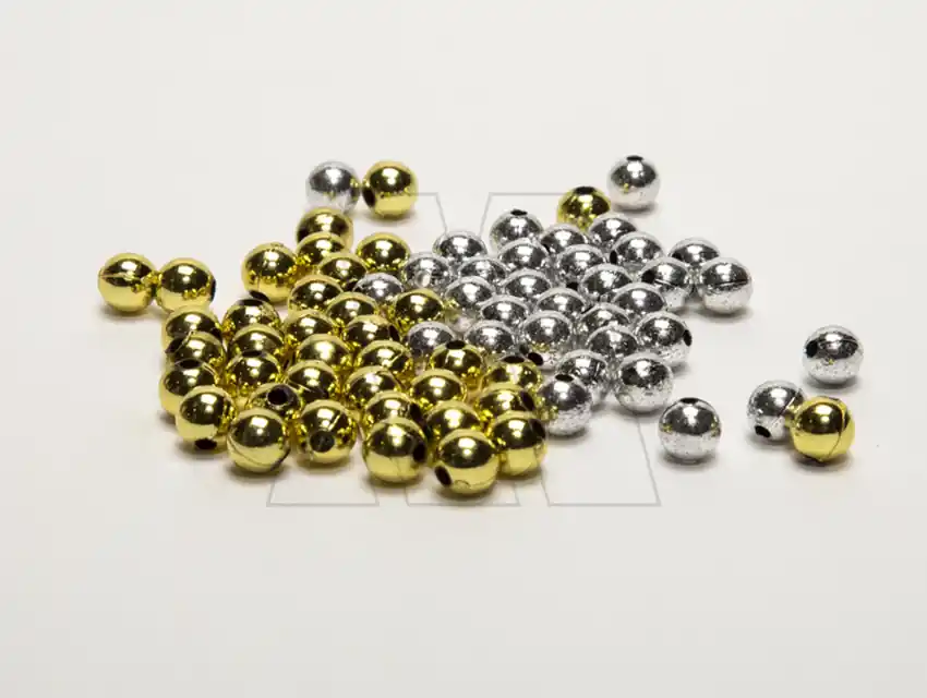PERLAS METALIZADAS PLATEADAS/DORADAS NRO 8 X 25GRS 2005.8M