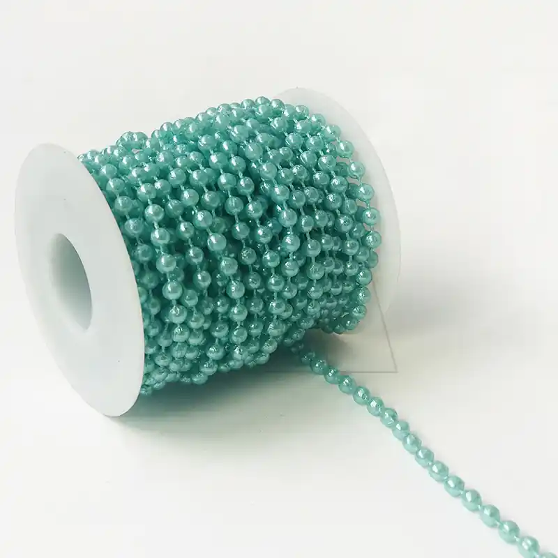 PERLAS COLOR PEGADAS EN ROLLO Nº4 X 20YDS 4030.4
