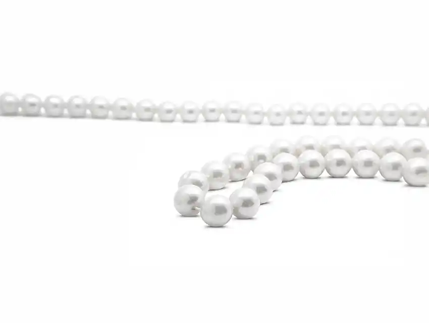 PERLAS BLANCAS Nº3 EN HILO X 12 TIRAS 4053.3