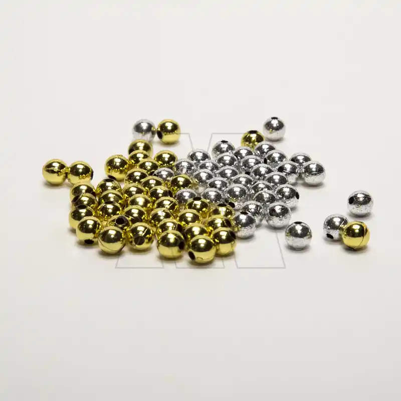 PERLAS METALIZADAS DORADO/PLATEADO 8MM X 50GRS 6766.8