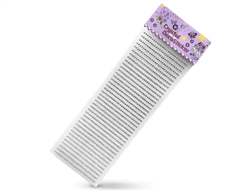 STICKERS ACRILICOS AUTOADHESIVOS STRASS 3MM X PLANCHA  2638.1