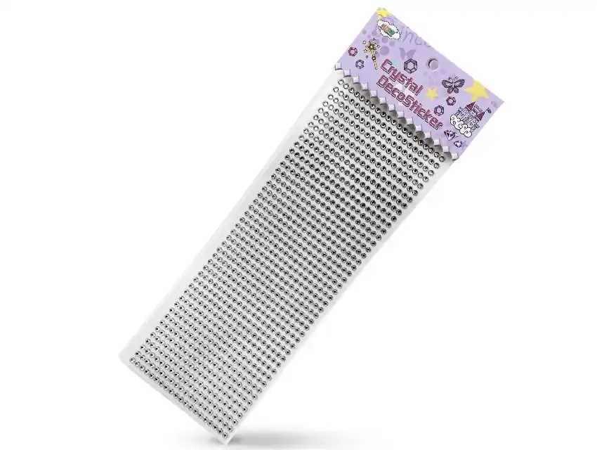 STICKERS ACRILICOS AUTOADHESIVOS STRASS 5MM X PLANCHA