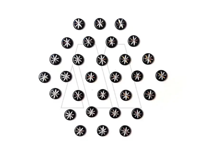 TACHA TERMOAD HOTFIX ESTRELLA DE NIEVE 7MM X 7MM X 250UN APROX 8967