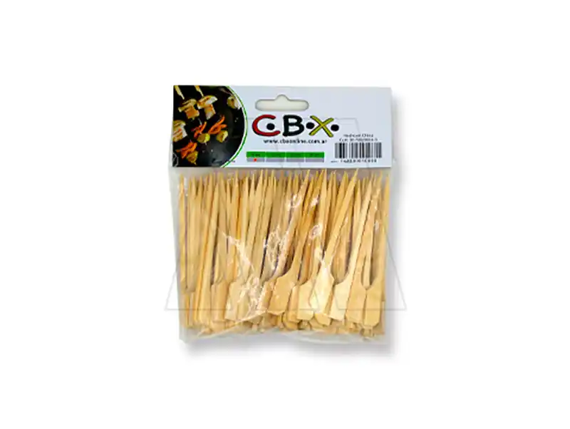PINCHO DE BAMBU CBX 9CM X 100UN 2300.09