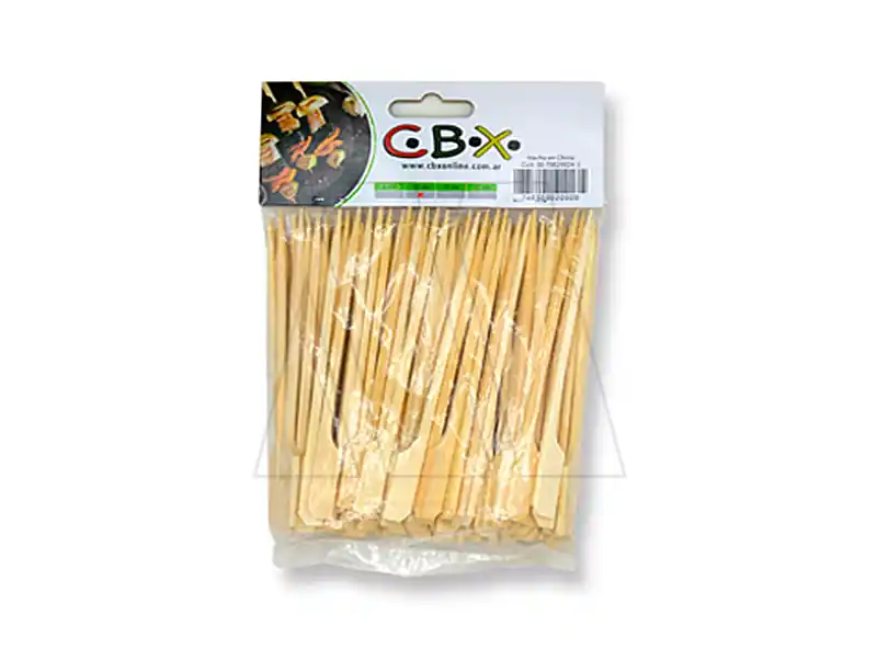 PINCHO DE BAMBU CBX 12CM X 100UN 2300.12