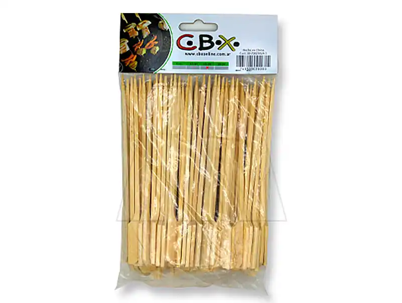 PINCHO DE BAMBU CBX 15CM X 100UN 2300.15