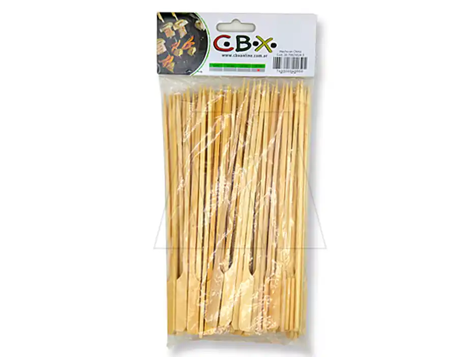 PINCHO DE BAMBU CBX 20CM X 100UN 2300.20