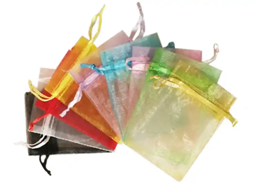 BOLSA P/SOUVENIR TUL LISA 5 X 8CM X 25UN 2340.1