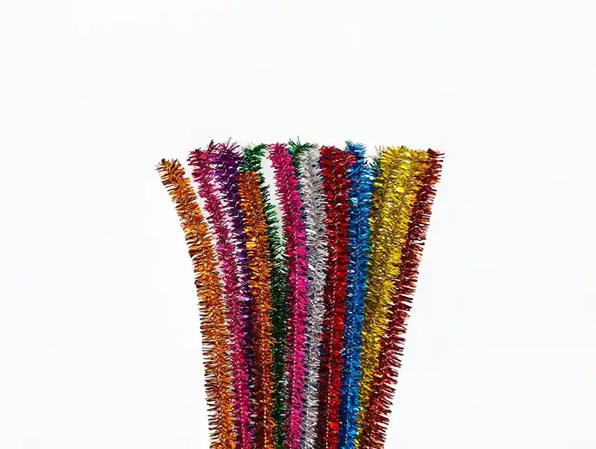 LIMPIA PIPA METALIZADA P/MANUALIDADES X 100UN 4012M