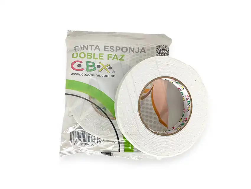 CINTA ESPONJA DOBLE FAZ CBX 18MM X 5MTS 5722.18
