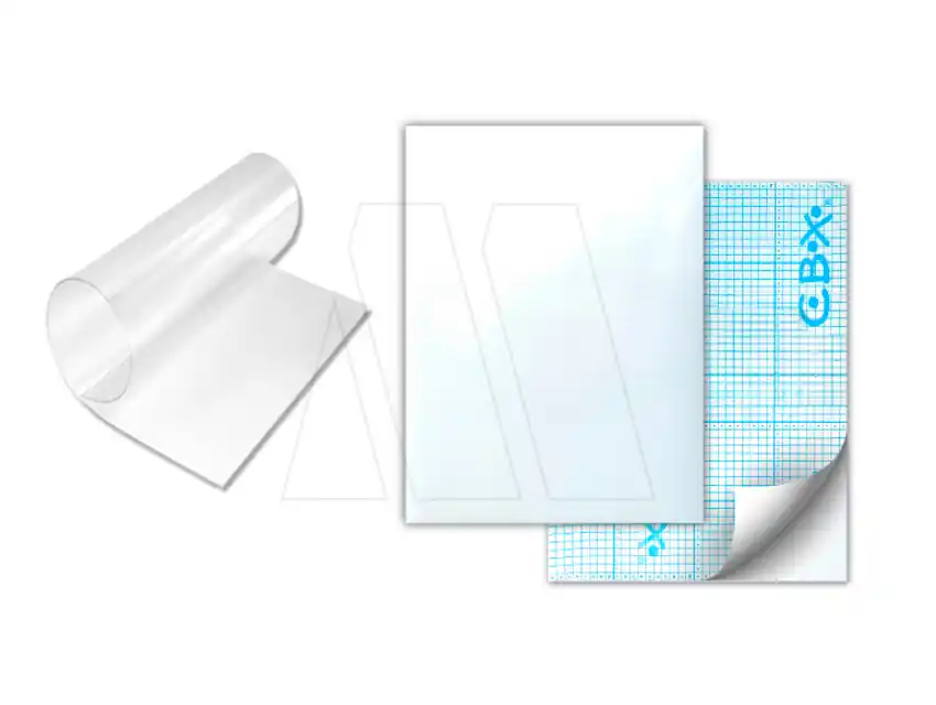 PAPEL DE ACETATO ADHESIVO CBX 37CM X 50CM X 20UN 5754