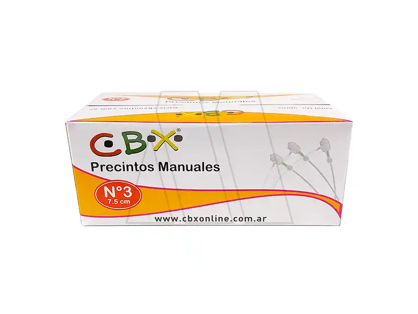 PRECINTOS MANUALES CBX N°3 7,5CM X 5000UN APROX 5813.1