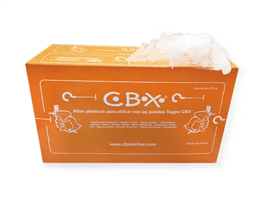 HILOS PLASTICOS CON GANCHO P/ PISTOLAS ETIQUETADORAS CBX 50MM X 5000UN 5816