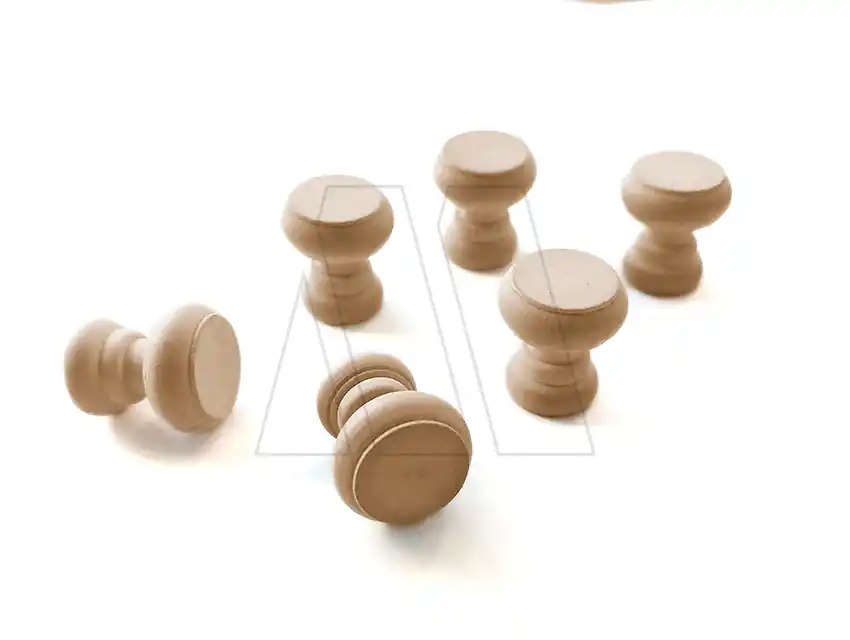 SOPORTE PERCHERO MADERA 20MM X 25CM X 12UN