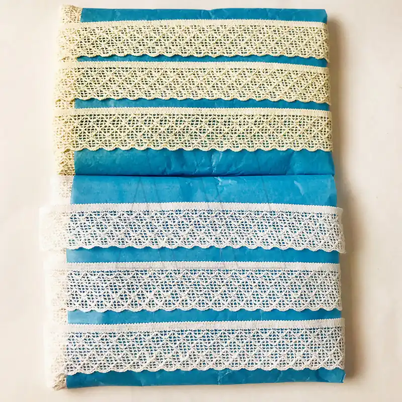 PUNTILLA ALGODON BLANCA - NATURAL ST 3 CM X 12 MTS 1540